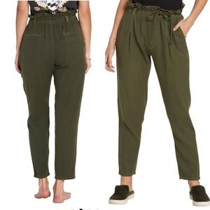Billabong desert adventure paperbag waist pants